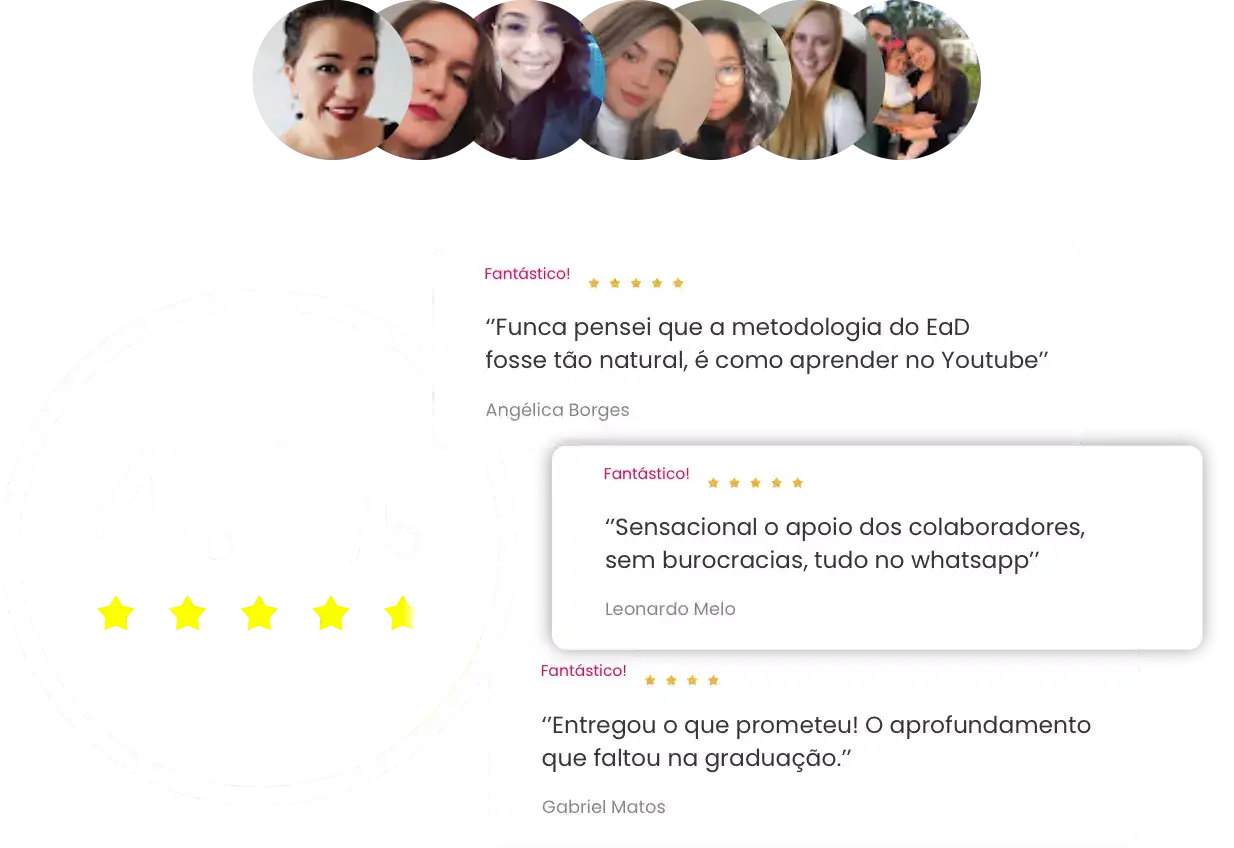 Faça parte dos mais de 160 mil alunos